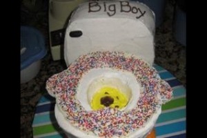 Potty Party cakes