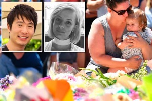 Matthew Si (left) and Jess Mudie died when a car ran them down in Bourke Street, Melbourne. 