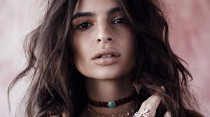 Emily Ratajkowski cover story. Naj Jamai for Jacquie Aiche Styling by: Marielou and Chloe Bartoli (supplied image, no ...