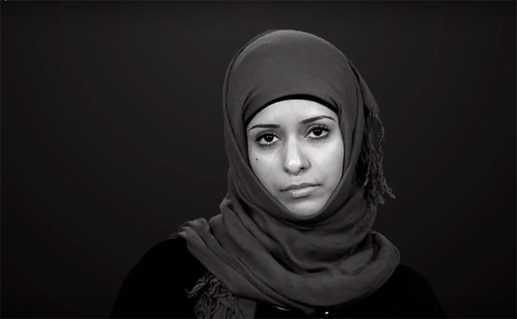 Yemeni activist Sarah Jamal Ahmed.