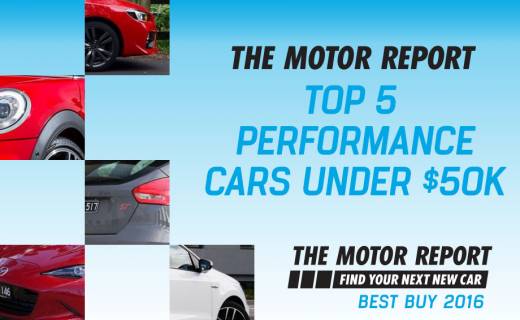 TMR Best Buy 2016 - Top 5 Performance Cars Under $50,000 - Mazda MX-5, Subaru WRX, Volkswagen Polo GTI, MINI John Cooper Works, Ford Focus ST