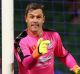 PERTH, AUSTRALIA - DECEMBER 17: Danny Vukovic of Sydney sets his players for a free kick during the round 11 A-League ...