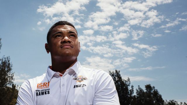 Record breaker: Wests Tigers young gun Mosese Suli.