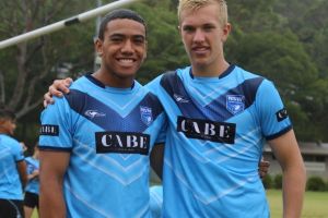 Familiar family names: Albert Hopoate and Ben Trbojevic have both showed plenty of promise for the NSWRL Pathways and ...