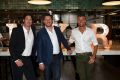 My Kitchen Rules' hosts Colin Fassnidge, Manu Feildel and Pete Evans - batting back tabloid claims about their relationship.