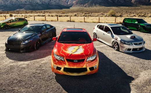 Kia Shows Off Justice League Superhero Cars at SEMA