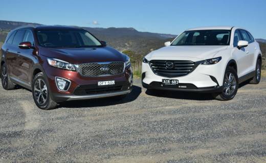 Large SUV Lowdown – Mazda CX-9 v Kia Sorento Comparison Test