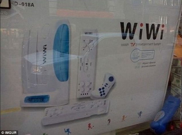 It's game on for the counterfeiters with a games console posing as a fake Wii 