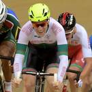 Back in saddle: Martyn Irvine competing in the 2014 Commonwealth Games in Glasgow