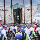 The Gran Fondo Giro d’Italia at the Titanic Slipways in Belfast brought thousands of people to Northern Ireland in June of this year