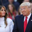 First couple: Melania Trump with husband and President-elect Donald Trump