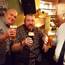 Pals James Privilege, Anthony Burke and Billy McGookin have a final drink