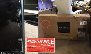 My TV was smashed by ‘Parcel Farce’