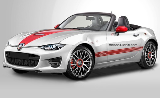 2017 Fiat Abarth Roadster Rendered