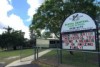 The entry gate and sign to Booyal Central State School