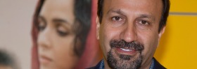 Iranian director Asghar Farhadi poses for his film The Salesman during the premier in Paris.