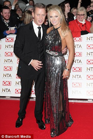 Kyle and his former wife Carla were photographed together at the National Television Awards in 2015