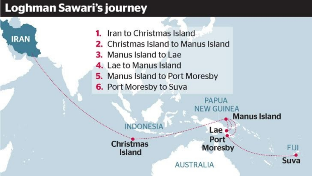 Loghman Sawari's journey started at least three years ago.