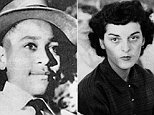 Roy Bryant, left, who brutally murdered 14-year-old Emmett Till, is pictured with his wife Carolyn, right, who accused Till of whistling at her in Mississippi in 1955