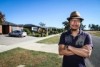 Melbourne University lecturer Dr Masa Noguchi standing near a sub-division development in central Victoria.