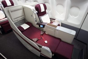 Qatar Airways' seat has excellent storage, is comfortable and clean, with everything in good working order.