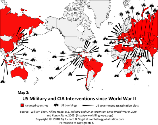 US Interventions since WW II