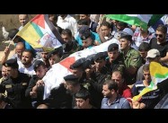 Palestine: Funeral-Protest for father of burned Baby draws Thousands