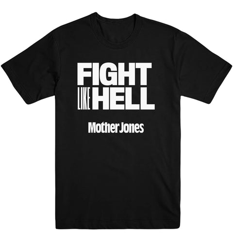 Fight like Hell (White Print) Men's Tee