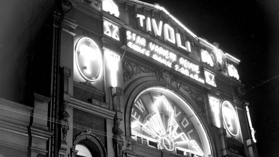The Tivoli Theatre aka The New Tivoli in Castlereagh Street, Sydney in May 1939. SMH HOME Picture by GORDON SHORT Sydney ...