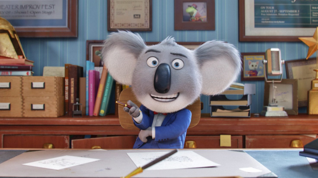 Buster Moon, the musical theatre impresario koala of Sing.