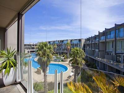 Actual View-Pool side balcony