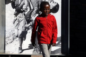 Thirteen-year-old Hector Pieterson was shot by police during the 1976 Soweto Uprising.