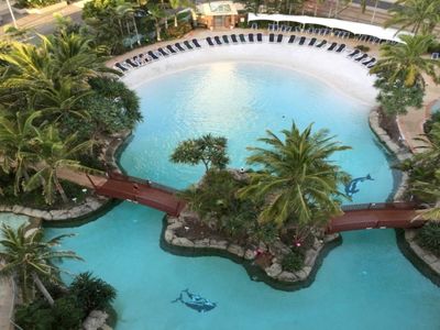 Balcony Views to Pool Area