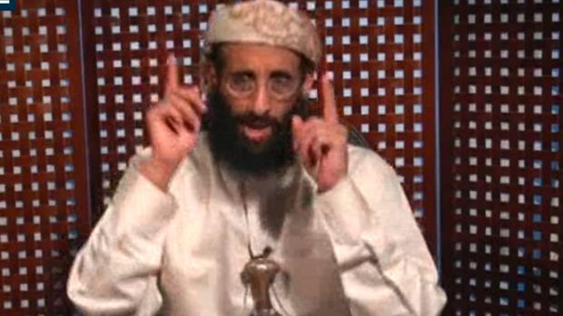 Anwar al-Awlaki speaks in a video message posted on radical websites in image from 2010.