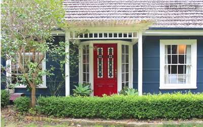 The Spinney - the little blue cottage