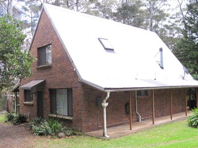 Secluded setting amongst the gum trees.