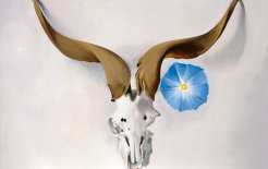 Image of Ram’s Head, Blue Morning Glory by Georgia O’Keefe