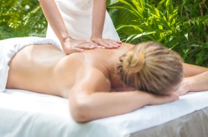 Luxury resorts often cater to guests wanting a massage treatment in the outdoors.