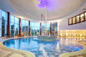 Seaham Hall's spa has a contemporary Thai theme.