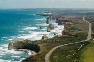 The 12 Apostles on the Great Ocean Road.