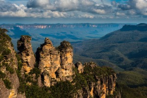 The Three Sisters is a rock formation in the Blue Mountains of NSW.