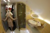 There are two shower spas at the front of the Emirates A380 for first class passengers only.