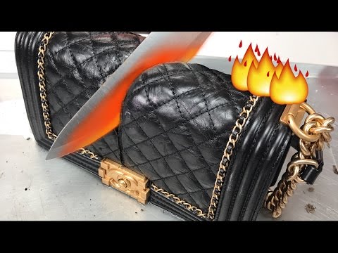 Glowing 1000 DEGREE KNIFE VS. CHANEL BAG + MAKEUP