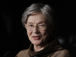 FILE  - In this Sunday, May,20, 2012 file photo, actress Emmanuelle Riva speaks during a press conference for the film Love, at the 65th international film festival, in Cannes, southern France. Riva, a French star of screen and stage nominated for an Academy Award for best actress in 2013, has died. She was 89. Riva died Friday, Jan, 27, 2017 in a clinic in Paris, after a long illness, her agent, Anne Alvares Correa, told The Associated Press. (AP Photo/Francois Mori, File)