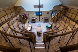 E5DYAY A 19th Century operating theatre with student viewing gallery. The Old Operating Theatre Museum and Herb Garret ...