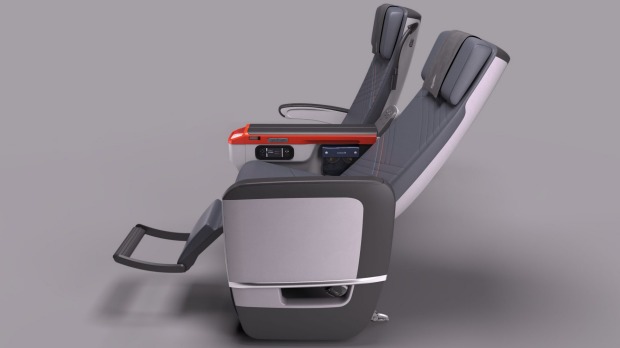 Singapore Airline's premium economy seats.