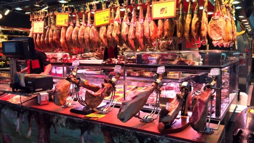 La Boqueria Food Market, located off La Ramblas in Barcelona, is also a big tourist magnet.