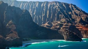 The Napali coast