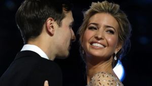 Ivanka Trump and her husband Jared Kushner dance at the Freedom Ball.