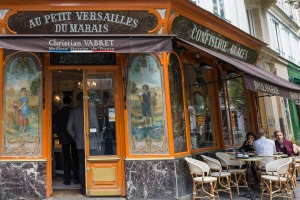 Bakery Au Petit Versailles in the Marai district of Paris, rue Frantois Miron.